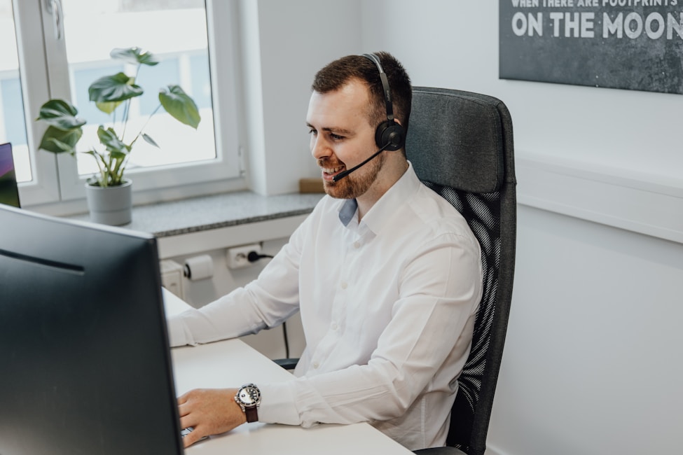Sales team at work
